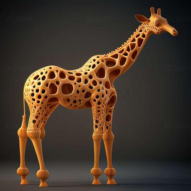 3D model Giraffoidea (STL)